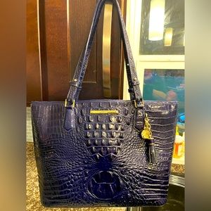 Brahmin medium Asher blue tote